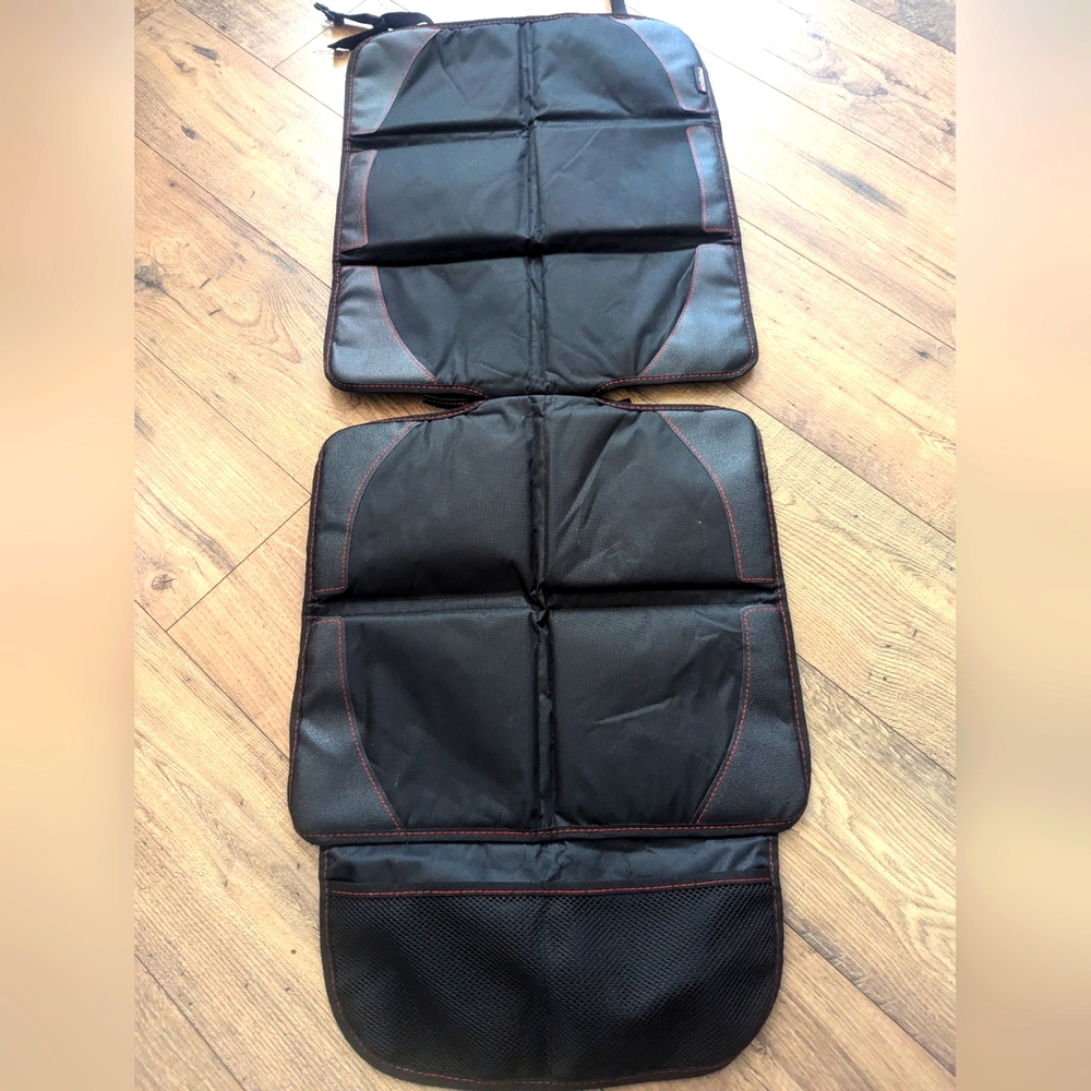 Fortem black seat protector for use under carseat